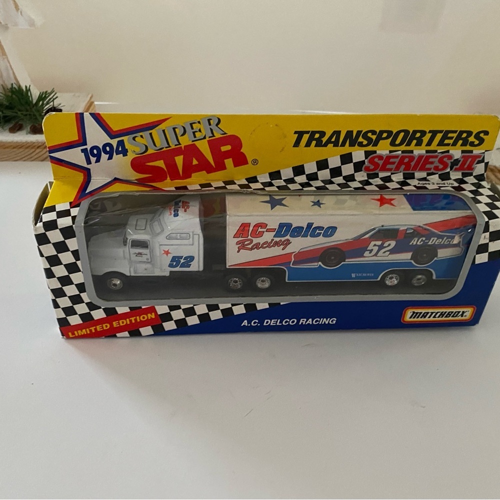 Match A.C. Delco Racing Transporter Toy NEw in box